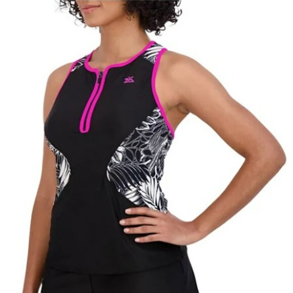 ZeroXposur Other - Women's NWT ZeroXposur Scuba Pink Tankini Top Size Small